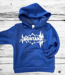 Toddler Blue Montana Reflection Hoodie